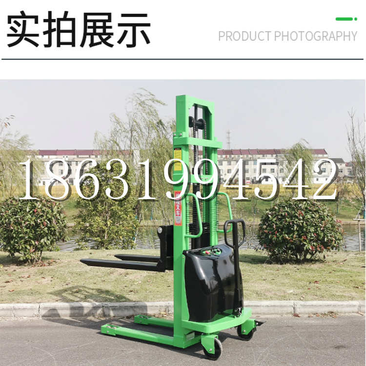 扶风县电动叉车堆高车液压铲车电瓶1吨2吨站驾步行式小型全自动叉车